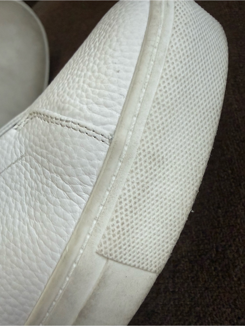 Karl Lagerfeld White Slip-On Sneakers with Black Accent and Logo Charm - Picture 10 of 12